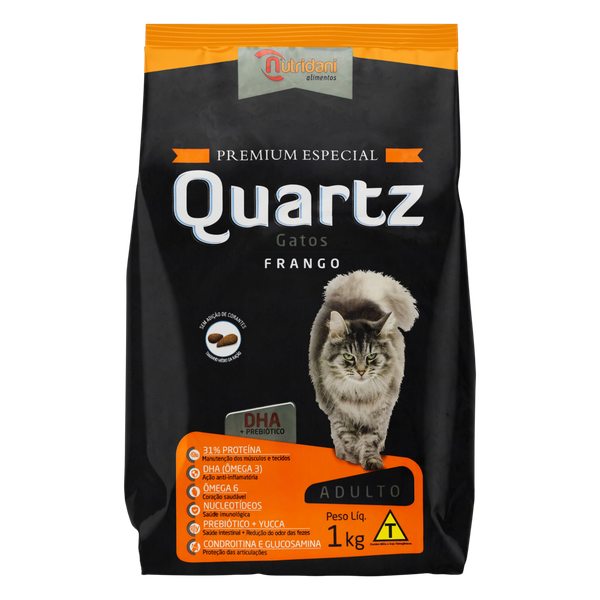 Racao Premium Especial 1kg Frango Quartz