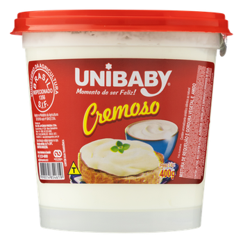 Mistura De Requeijao 400g Cremoso Unibaby