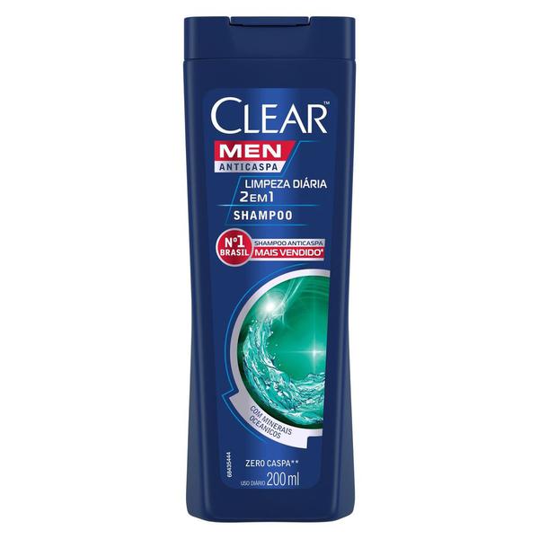 Shampoo Anticaspa Masc 200ml Limp Profunda Clear Men