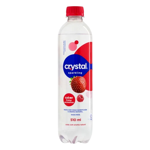 ÁGUA CRYSTAL SPARKLING FRUTAS VERMELHAS 