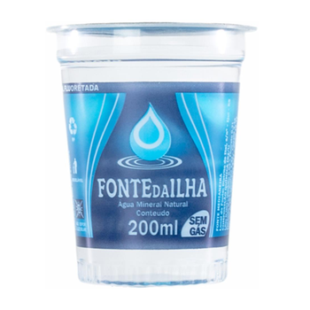 ÁGUA MINERAL FONTE DA ILHA S/ GÁS 200ML