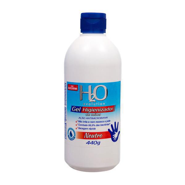 ÁLCOOL EM GEL H2O NEUTRO 440G