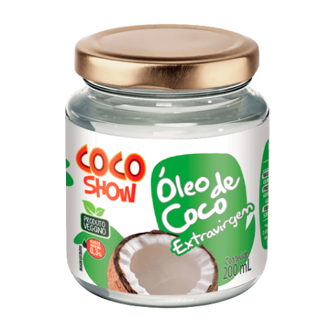 ÓLEO DE COCO EXTRAVIRGEM COCO SHOW 200ML