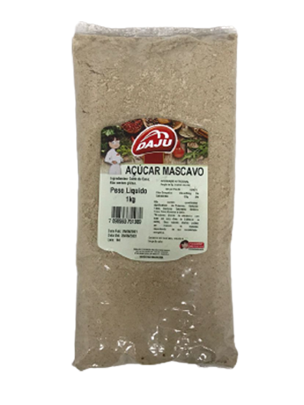 AÇÚCAR MASCAVO DAJU 1KG
