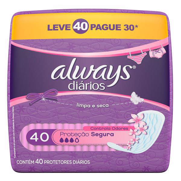 ABS ALWAYS DIÁRIOS PERFUME C/ 40