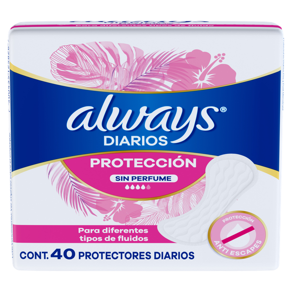 ABS ALWAYS DIÁRIOS S/ PERFUME C/ 40