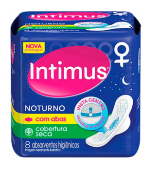 ABS INTIMUS NOTURNO COBERTURA SECA C/ 8