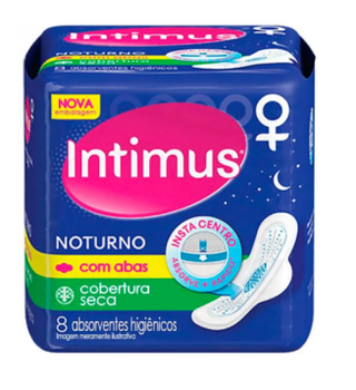 ABS INTIMUS NOTURNO COBERTURA SECA C/ 8