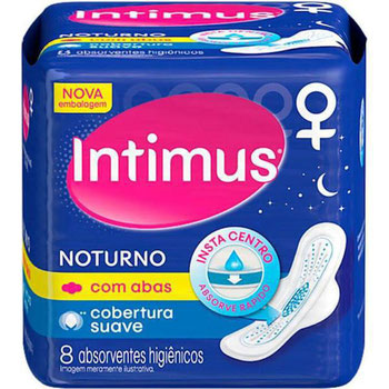 ABS INTIMUS NOTURNO EXTRA SUAVE C/ 8
