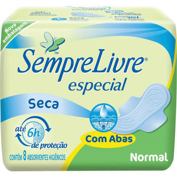 ABS SEMPRE LIVRE NOITE DIA SECA C/ 8