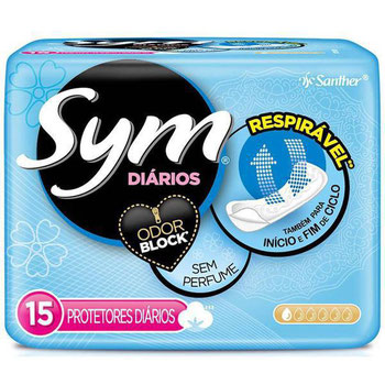 ABS SYM PROTET DIARIO S/ PERF C/15