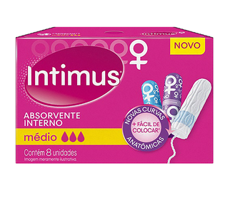 ABSORVENTE INTERNO INTIMUS MÉDIO C/ 8UN