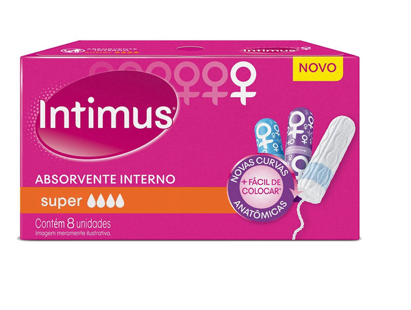 ABSORVENTE INTERNO INTIMUS SUPER C/ 8UN