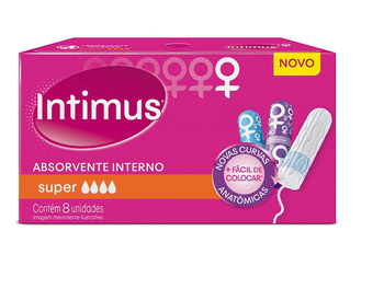 ABSORVENTE INTERNO INTIMUS SUPER C/ 8UN