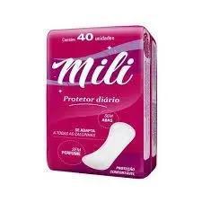 ABSORVENTE MILI PREMIUM PROTETOR DIÁRIO S/ ABAS C/ 40UN