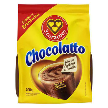 ACHOCOLATADO CHOCOLATTO 3 CORAÇÕES 560G