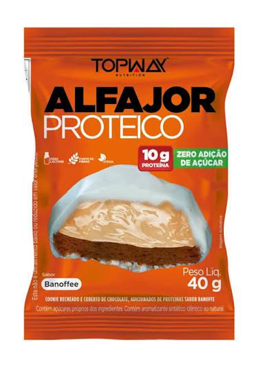 ALFAJOR TOPWAY PROTEICO BANOFEE 40G