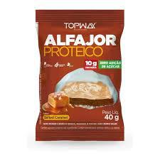 ALFAJOR TOPWAY PROTEICO SALTED CARAMELO 