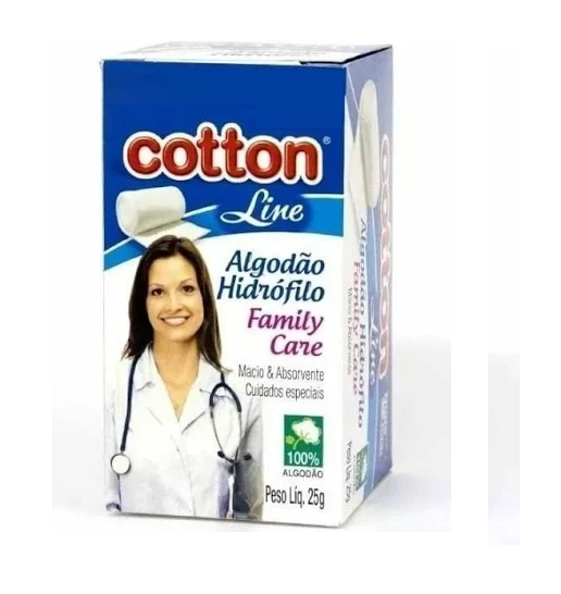 ALGODÃO HIDRÓFILO COOTON 25G