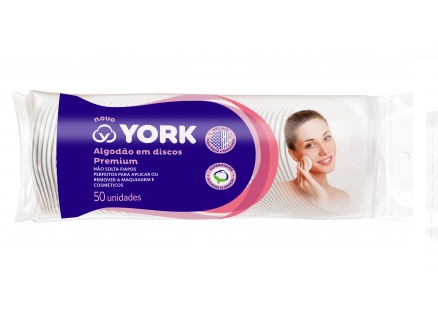 ALGODÃO YORK DISCOS C/ 50UN