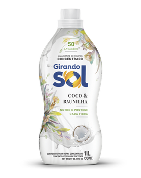AMACIANTE CONC GIRANDO SOL COCO E BAUNILHA 1L
