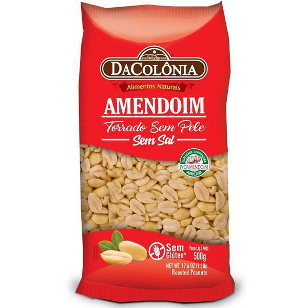 AMENDOIM DACOLÔNIA TORRADO 500G