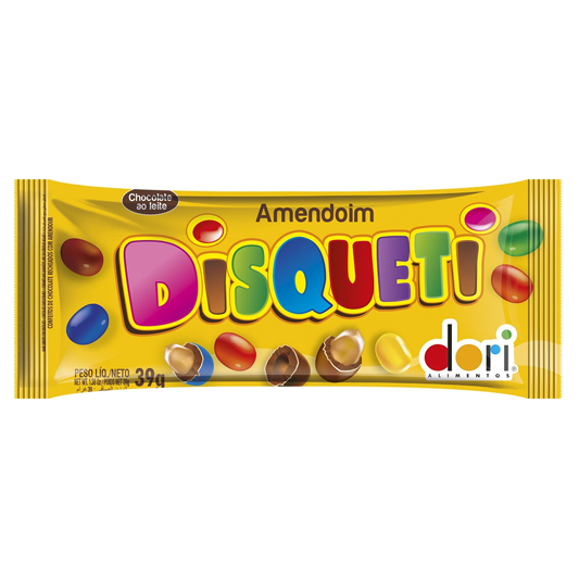 AMENDOIM DORI DISQUETE CHOCOLATE 39G