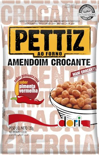AMENDOIM DORI PETTIZ PIMENTA 120G