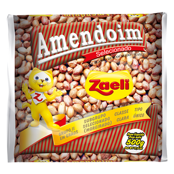 AMENDOIM ZAELI BRANCO 500G