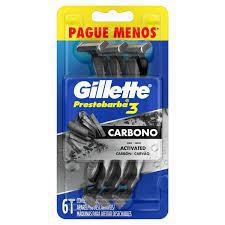 AP GILLETTE PRESTOBARBA3 CARBONO LEVE PA