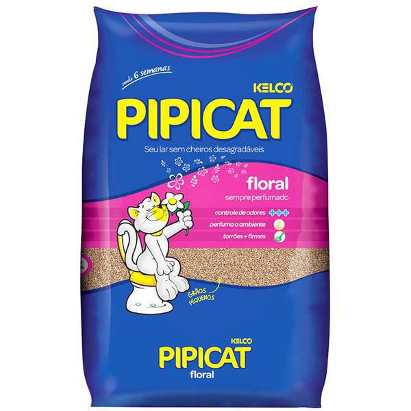 AREIA HIGIÊNICA PIPICAT FLORAL 4KG