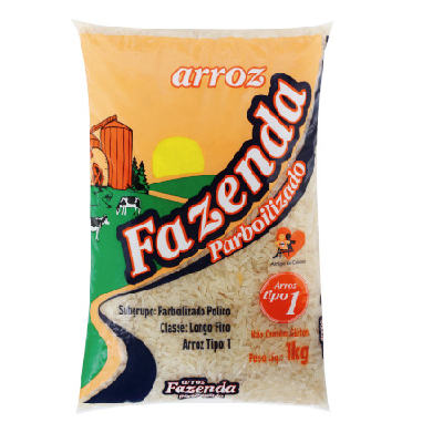 ARROZ PARBOILIZADO FAZENDA 1KG