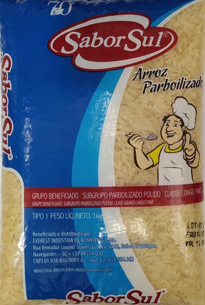 ARROZ PARBOILIZADO SABOR SUL 1KG