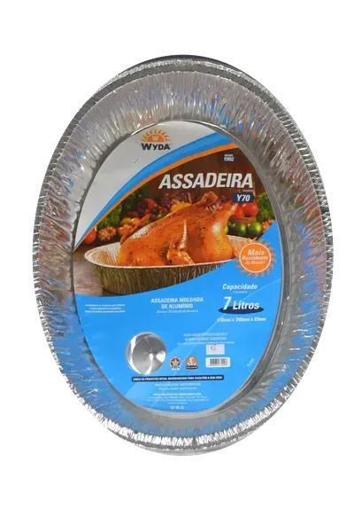 ASSADEIRA DE ALUMÍNIO BOMPACK 7L