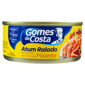 ATUM GOMES DA COSTA RALADO C/ MOLHO TOMATE PICANTE 170G