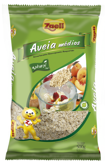 AVEIA ZAELI FLOCOS MÉDIA 500G