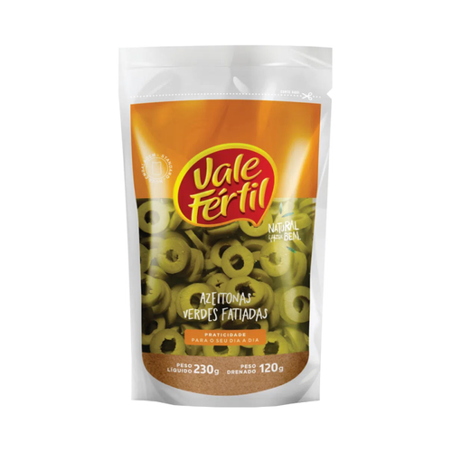 AZEITONA VALE FÉRTIL FATIADA 120G