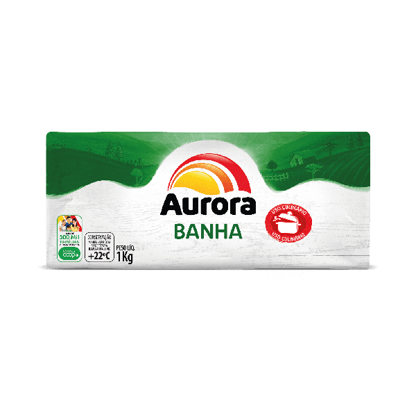 BANHA AURORA PACOTE 1KG