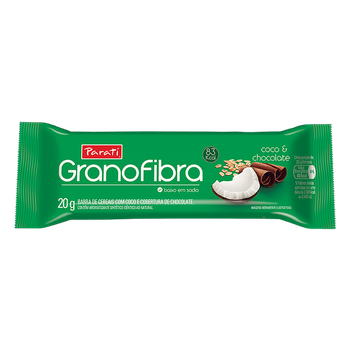BARRA CEREAL GRANOFIBRA COCO E CHOCOLATE
