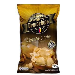 BATATA CHIPS DEUTSCHIPS ORIGINAL 225G