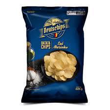 BATATA CHIPS DEUTSCHIPS SAL MARINHO 225G
