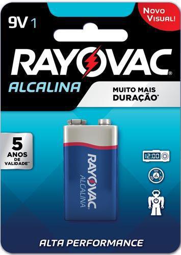 BATERIA RAYOVAC ALCAL 9 V