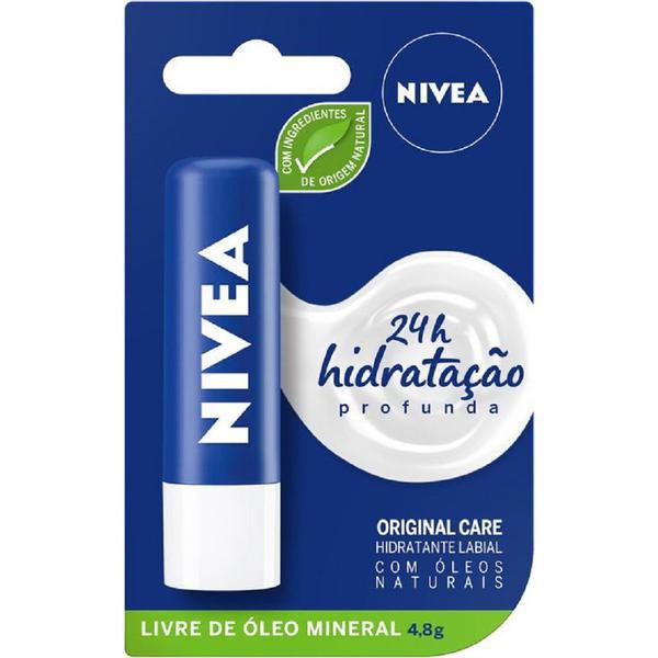 BATOM NIVEA LABIAL ESSENTIAL CARE 4.8G