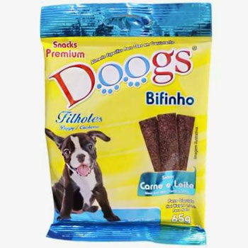 BIFINHO DOOGS PREMIUM SNACKSCARNE E LEITE 65G