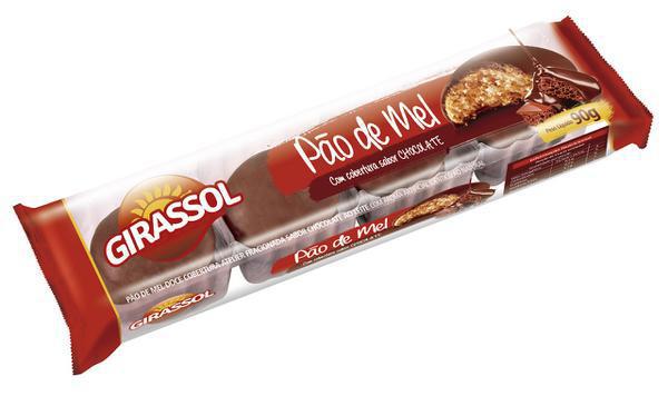BISC GIRASSOL PÃO DE MEL COB CHOCOLATE 9