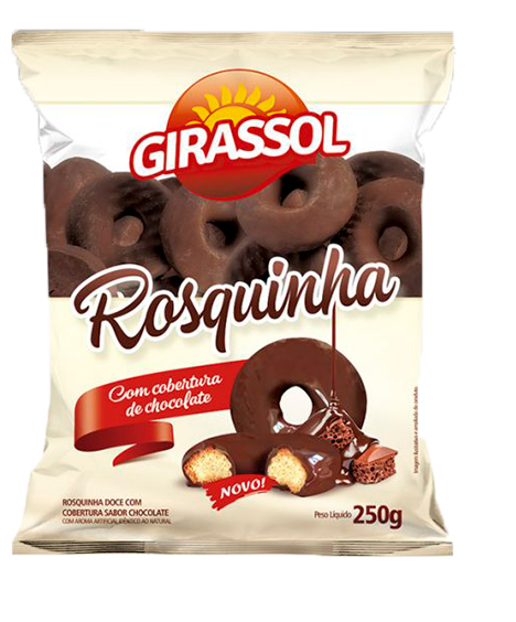 BISC GIRASSOL ROSQUNIHA C/ COBERTURA CHO