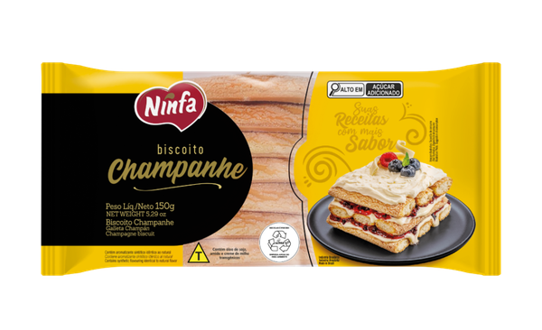 BISC NINFA CHAMPANHE 150G
