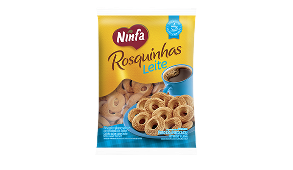 BISC NINFA ROSQUINHAS LEITE 300G