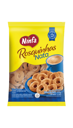 BISC NINFA ROSQUINHAS NATA 300G