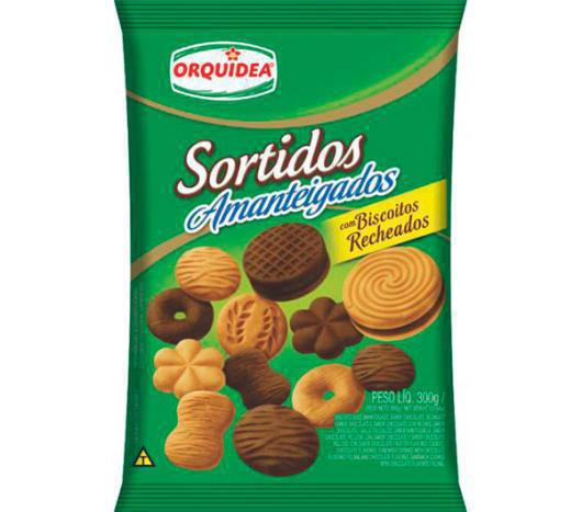 BISC ORQUÍDEA SORTIDO AMANTEIGADO 300G